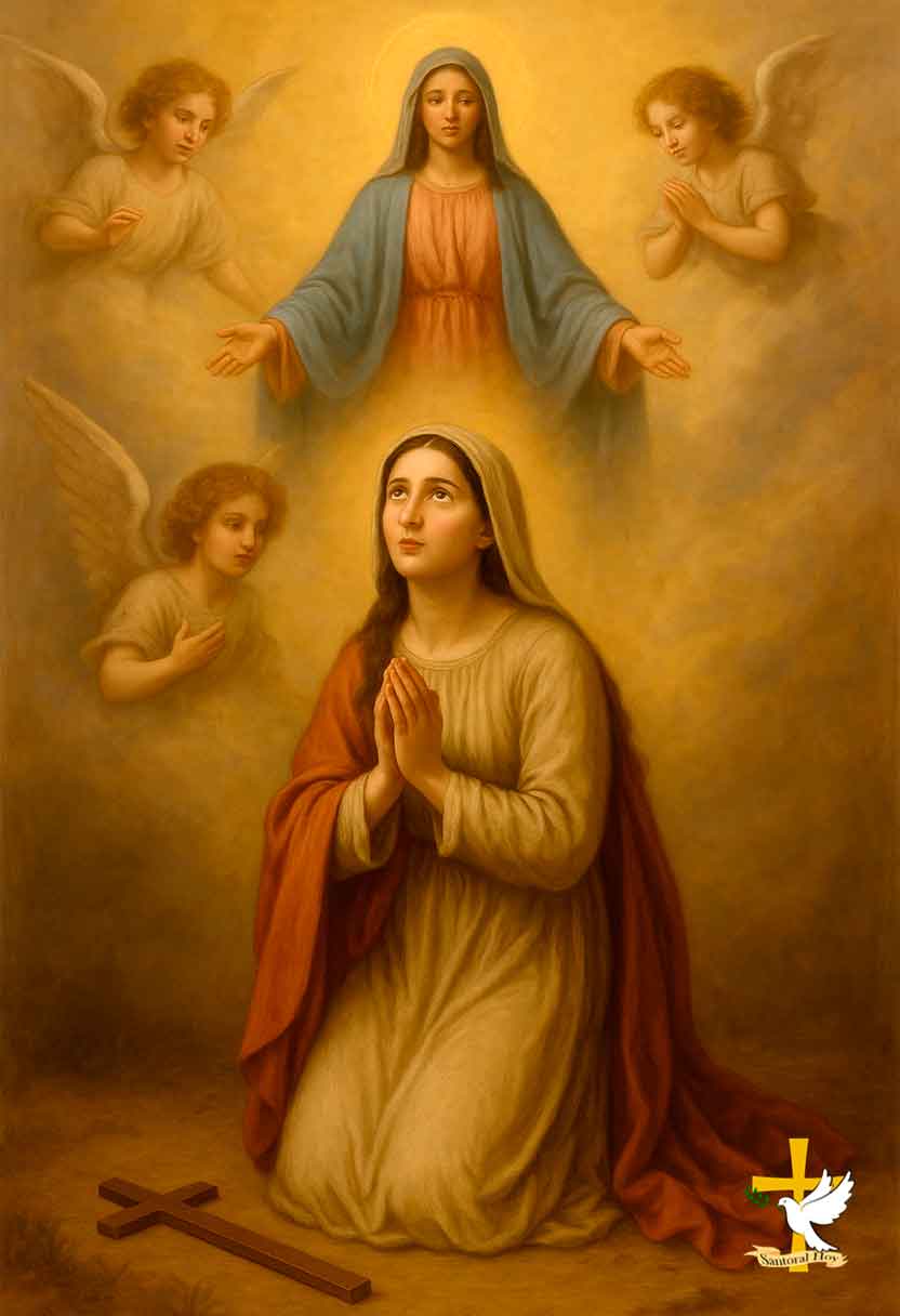 Santa Claudia estampita